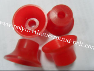 Industrial Protection Polyurethane Parts , PU Red Little Parts