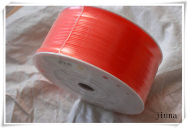 Orange Polyurethane Round Belt High Impact Resistance 85A - 90A Hardness