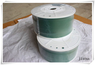 Green PU Polyurethane Round Belt anti static with 3mm - 8mm Textile