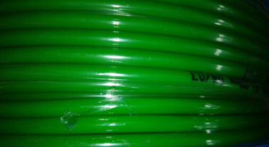 Industrial Transmission Polyurethane Round Belt PU Green , 8mm Diameter