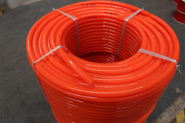 Orange Smooth Polyurethane Round Belt 90A high impact resistance