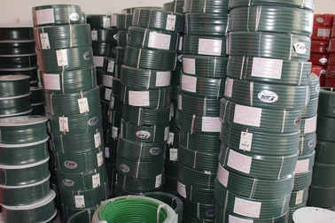 Green 85A Rough Round rubber Belts Newspaper Conveying High Tensile