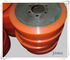 Tear Resistant Customized Polyurethane Wheels Low Compression Set Cut