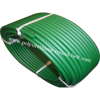 Green Color Polyurethane Round Belt Hardness 85A Transmission Belting 400m/Roll