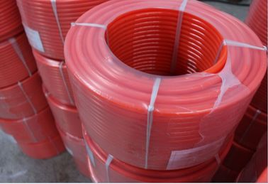 Orange color  hardness 90A Smooth  Polyurethane Round Belt  For Industrial Transmission
